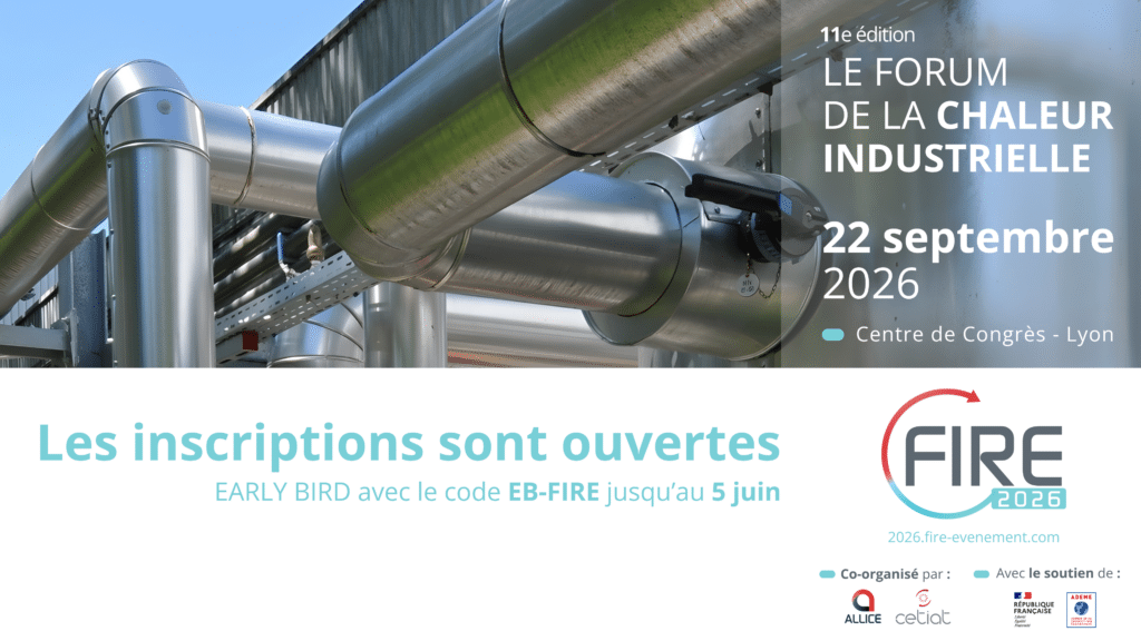 Inscription - FIRE 2026 chaleur industrielle Lyon