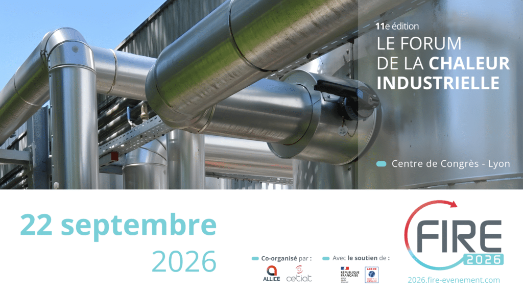 Forum FIRE 2026 sur la chaleur industrielle